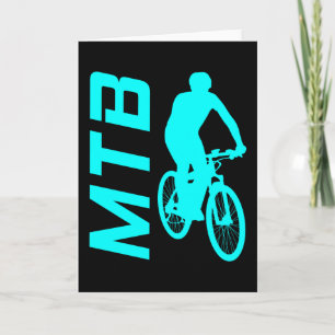 Mountain Bike MTB Bike Mountain Biker Gift Card