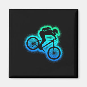 Mountain Bike Mtb Biker Kids Men Boys Downhill Bik Magnet