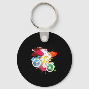 Mountain Bike Mtb Biking Gift Key Ring