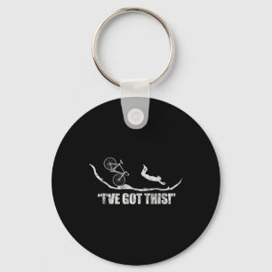 Mountain Bike Mtb Biking Stunt Funny I've Got This Key Ring