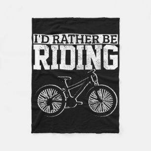 Mountain Bike Mtb Dirt Jump Biking Funny Mountain Fleece Blanket