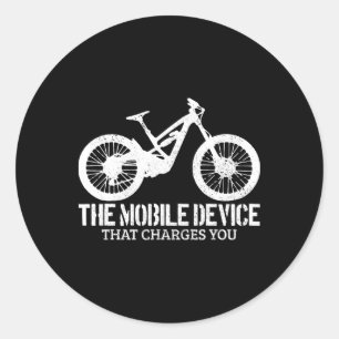 Mountain Bike Mtb Downhil Biking Mountain Biker Gi Classic Round Sticker