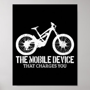Mountain Bike Mtb Downhil Biking Mountain Biker Gi Poster