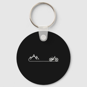 Mountain Bike Mtb Downhill Bicycle Mountain Biker Key Ring