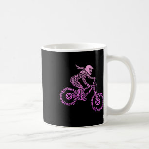 Mountain Bike Mtb Downhill Biking Cycling Biker Gi Coffee Mug
