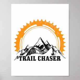 Mountain Bike Mtb Downhill Biking Cycling Biker Gi Poster