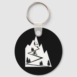 Mountain Bike - Mtb Downhill Biking Cycling Biker Key Ring