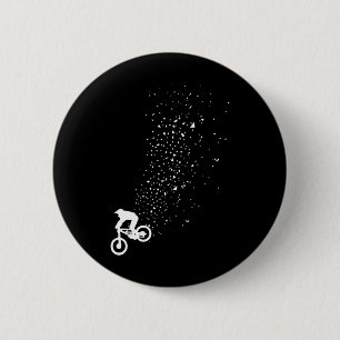 Mountain Bike - Mtb Downhill Biking Cycling Gift  6 Cm Round Badge