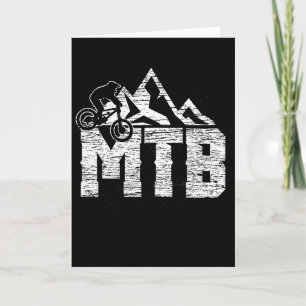 Mountain Bike Mtb Downhill Biking Mountain Biker G Card
