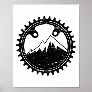 Mountain Bike - Mtb Downhill Biking Shirt Gift Poster
