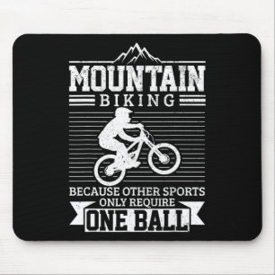 Mountain Bike Mtb Downhill Freeride Mountain Biker Mouse Pad