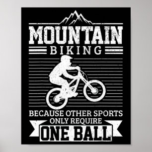 Mountain Bike Mtb Downhill Freeride Mountain Biker Poster