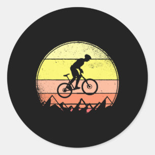 Mountain Bike Mtb Downhill Mountainbike Biking _3  Classic Round Sticker
