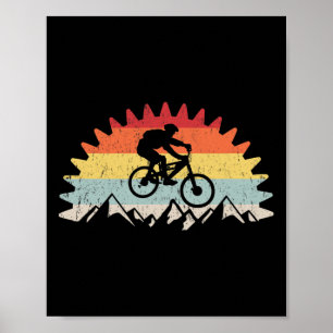 Mountain Bike Mtb Downhill Vintage Mountainbike Bi Poster