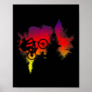 Mountain Bike Mtb Graphic Design Poster