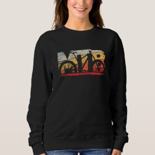 Mountain Bike Mtb Nature Mountains Retro Wave Vint Sweatshirt