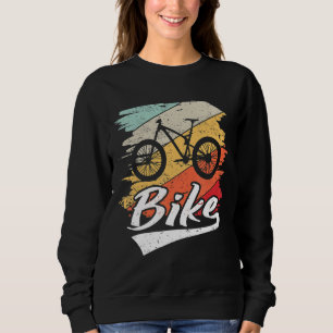 Mountain Bike Mtb Nature Mountains Retro Wave Vint Sweatshirt