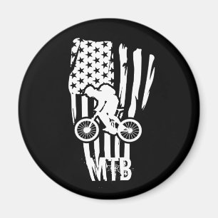Mountain bike mtb rider magnet