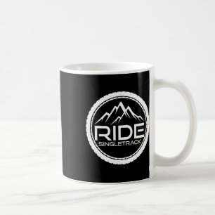 Mountain Bike Mtb Single Track Biking Mountain Bik Coffee Mug