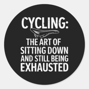 Mountain Bike Mtb Vintage Biking Cycling Biker Mtb Classic Round Sticker