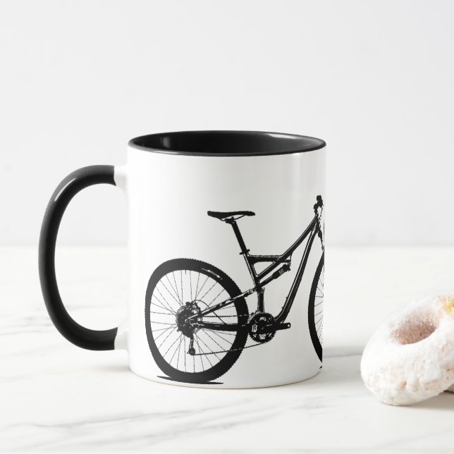 Mountain Bike Mug (With Donut)