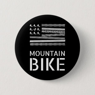 Mountain Bike Off Road Biking Great Biker Gift  6 Cm Round Badge