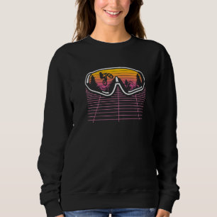 Mountain Bike Retro Mtb Downhill Biking Goggles Bi Sweatshirt