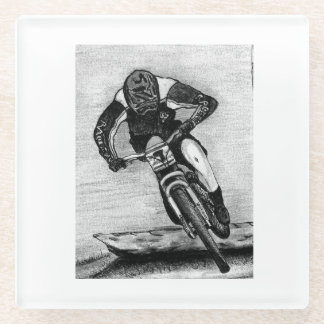 Mountain Bike Ride MTB Llandegla cup Glass Coaster