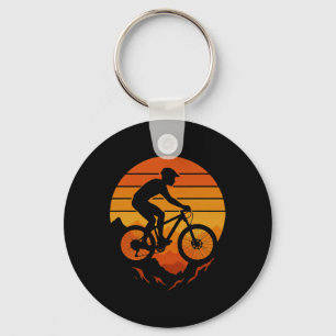 Mountain Bike Rider Cyclist Biking Gift For Men Wo Key Ring