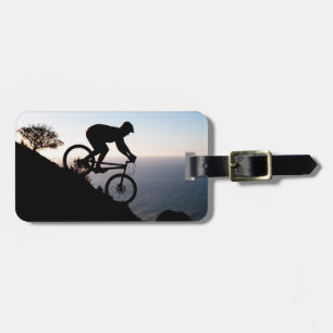 Mountain Bike Rider. Lions Head, Cape Town Luggage Tag