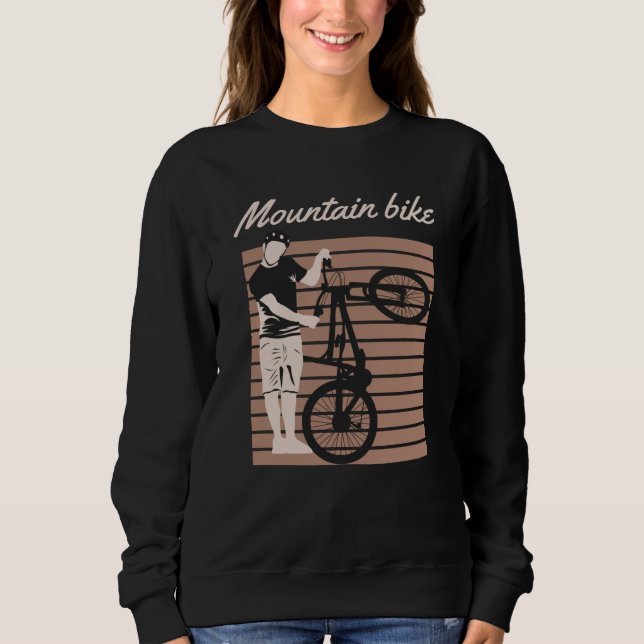 Mountain Bike Rider Sweatshirt (Front)