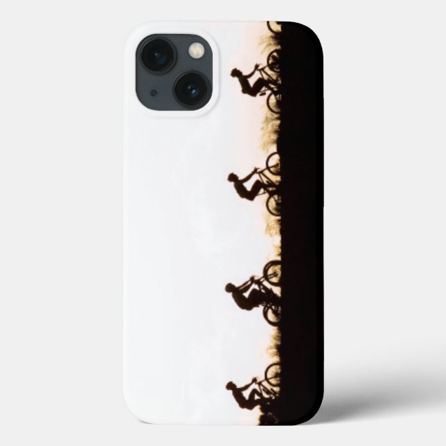 Mountain Bike Riders Make Their Way Over The Dam Case-Mate iPhone Case (Back)