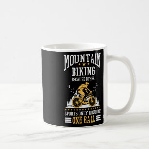 Mountain Bike Shirt Biking Bicycle Cycling Forest Coffee Mug
