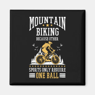 Mountain Bike Shirt Biking Bicycle Cycling Forest Magnet