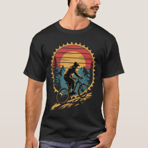 Mountain Bike Tee For Men Women Funny Vintage Cycl