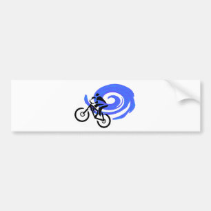 MOUNTAIN BIKE THREAD BUMPER STICKER