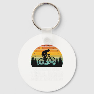 Mountain Bike, Trail Road, Great Adventure, Biking Key Ring