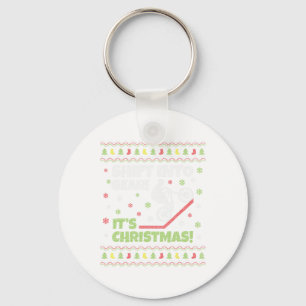 Mountain Bike, Ugly Christmas Style, Funny Key Ring