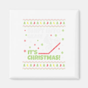 Mountain Bike, Ugly Christmas Style, Funny Magnet