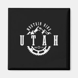 Mountain Bike Utah Moab Mtb Downhill Biking Vintag Magnet