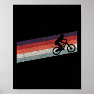 Mountain Bike Vintage Mtb Bicycle Downhill Biking Poster