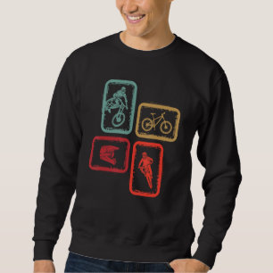 Mountain Bike Vintage MTB Biking Men Kids Boys Dow Sweatshirt