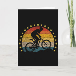 Mountain Bike Vintage Mtb Downhill Biking Cycling Card