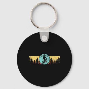 Mountain Bike Vintage Retro Mtb Biking Cycling Nat Key Ring