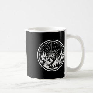 Mountain Bike Wheel - Bicycle Mtb Rider Cyclist Tr Coffee Mug