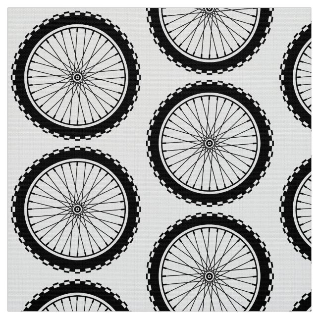 Mountain Bike Wheel - Black Fabric (Swatch)