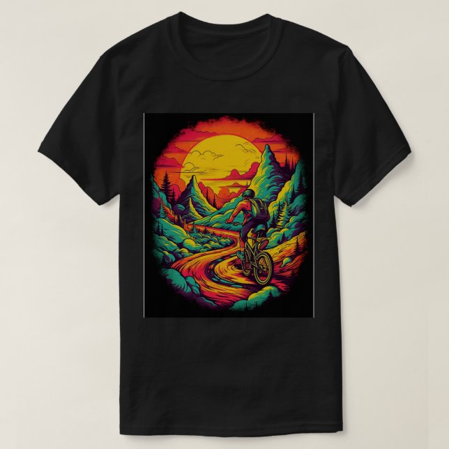 Mountain Biker 2 T-Shirt (Design Front)