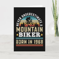 Mountain Biker born 1968 60th Birthday Gift MTB