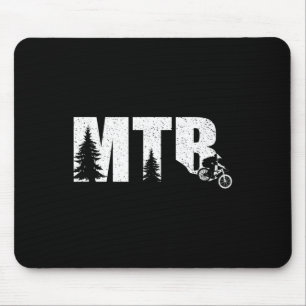 Mountain Biker Gifts For Men Women Kids Mtb Biking Mouse Pad