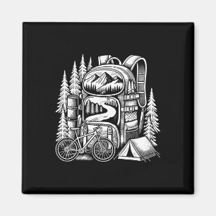 Mountain Biker Mountain Bike Biking Biker – Bike D Magnet